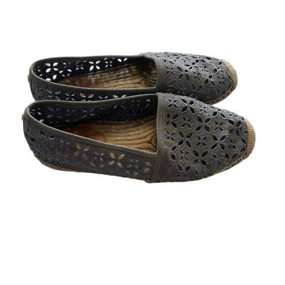 Michael Kors Women's Size 8 Blue Darci Slip On Flat Espadrille Shoes - Picture 2 of 8